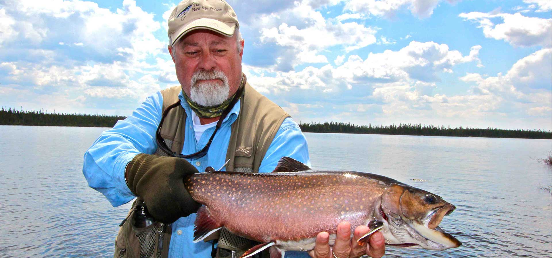 Manitoba Brook Trout - Fly Fisherman